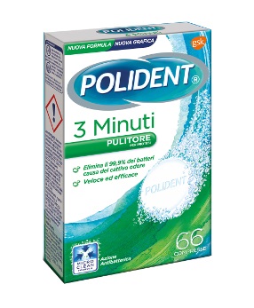 POLIDENT 3 MINUTI 66 COMPRESSE - Farmacia De Pasquale