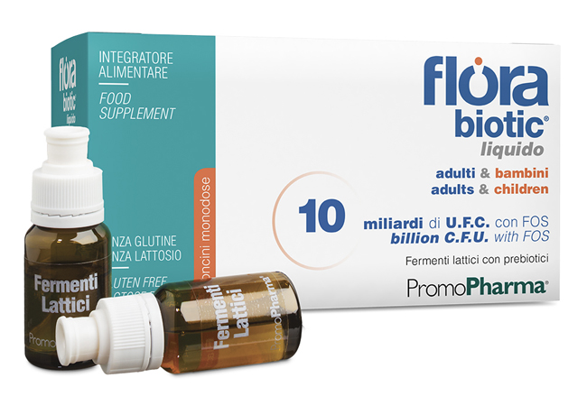 FLORA LIQUIDO ADULTI & BAMBINI 10 FLACONCINI X 10 ML - Farmacia De Pasquale