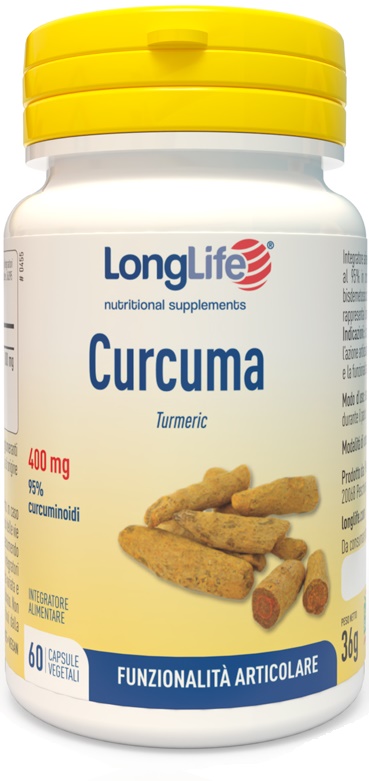 LONGLIFE CURCUMA 60 CAPSULE VEGETALI - Farmacia De Pasquale