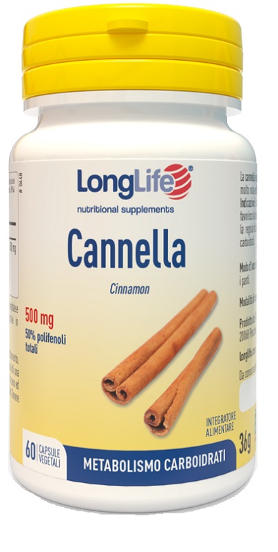 LONGLIFE CANNELLA 60 CAPSULE - Farmacia De Pasquale