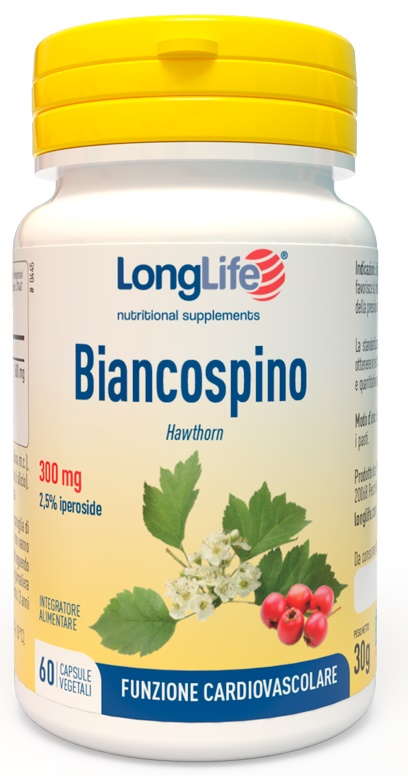 LONGLIFE BIANCOSPINO 60 CAPSULE VEGETALI - Farmacia De Pasquale