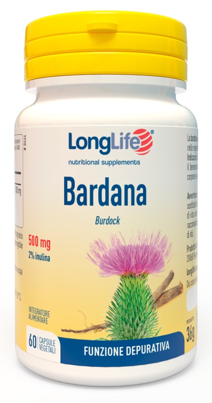 LONGLIFE BARDANA 60 CAPSULE VEGETALI - Farmacia De Pasquale