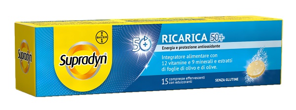 SUPRADYN RICARICA 50+ 15 COMPRESSE EFFERVESCENTI - Farmacia De Pasquale