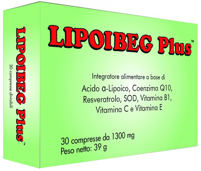 LIPOIBEG PLUS 30 COMPRESSE DA 1300 MG - Farmacia De Pasquale