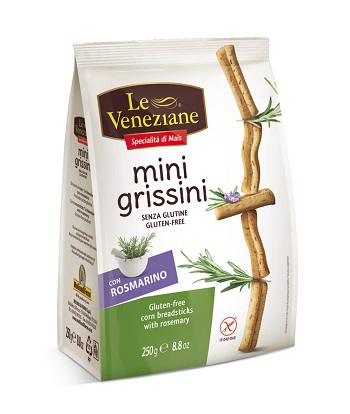 LE VENEZIANE MINI GRISSINI ROSMARINO 250 G - Farmacia De Pasquale