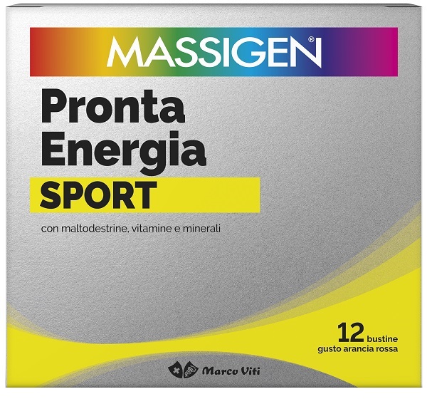 MASSIGEN SPORT PRONTA ENERGIA 12 BUSTINE - Farmacia De Pasquale