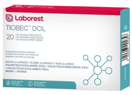 TIOBEC DOL 20 COMPRESSE DA 1455 MG - Farmacia De Pasquale