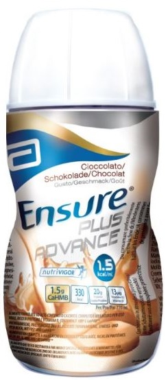 ENSURE PLUS ADVANCE CIOCCOLATO 4 BOTTIGLIE DA 220 ML - Farmacia De Pasquale