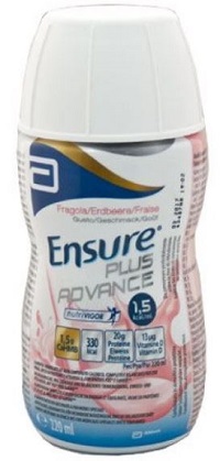 ENSURE PLUS ADVANCE FRAGOLA 4 BOTTIGLIE DA 220 ML - Farmacia De Pasquale