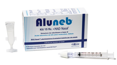 ALUNEB KIT SOLUZIONE ISOTONICA 15 FLACONCINI DA 4 ML + MAD NASAL ATOMIZZATORE - Farmacia De Pasquale