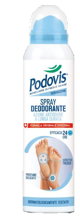 PODOVIS DEODORANTE SPRAY EFFETTO ASCIUTTO 150 ML - Farmacia De Pasquale