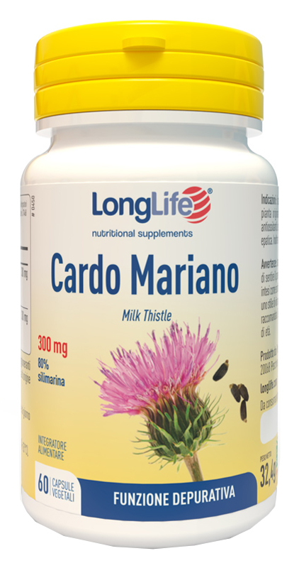 LONGLIFE CARDO MARIANO 60 CAPSULE VEGETALI - Farmacia De Pasquale