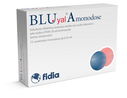 BLU YAL A MONODOSE GOCCE OCULARI 15 FLACONCINI 0,35 ML - Farmacia De Pasquale