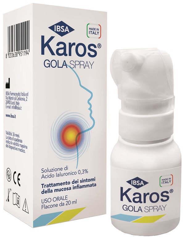 KAROS SPRAY ORALE 0,3% 20 ML - Farmacia De Pasquale