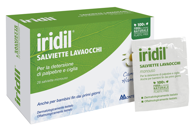 IRIDIL SALVIETTINE LAVAOCCHI 28 PEZZI - Farmacia De Pasquale
