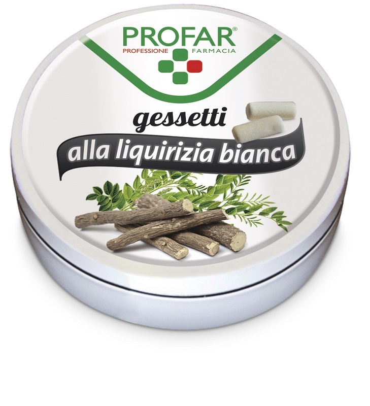 PROFAR GESSETTI LIQUIRIZIA BIANCHI 40 G - Farmacia De Pasquale