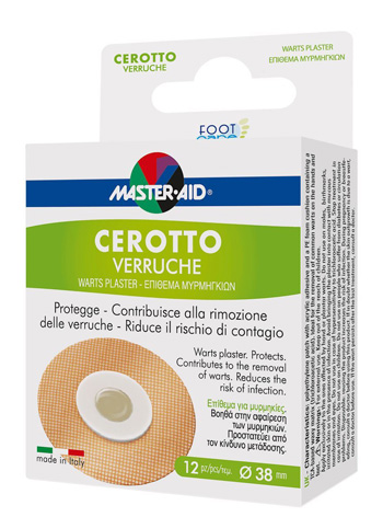 CEROTTO VERRUCHE MASTER-AID FOOTCARE 38 MM 12 PEZZI E3 - Farmacia De Pasquale