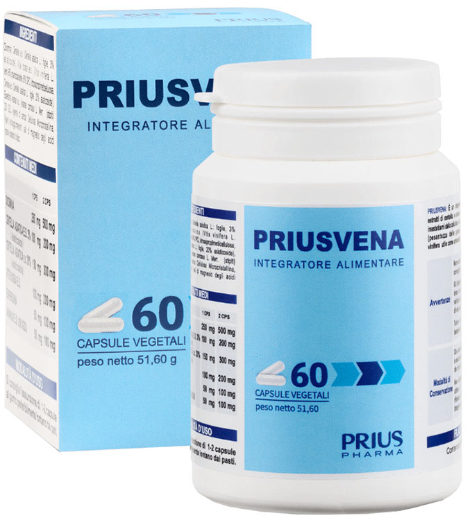 PRIUSVENA 60 CAPSULE - Farmacia De Pasquale