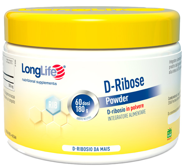 LONGLIFE D-RIBOSE POWDER 180 G - Farmacia De Pasquale