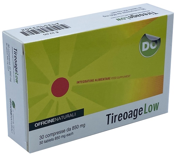 TIREOAGE LOW 30 COMPRESSE 850 MG - Farmacia De Pasquale
