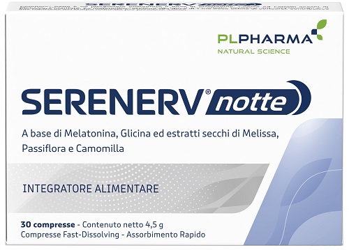 SERENERV NOTTE 30 COMPRESSE - Farmacia De Pasquale