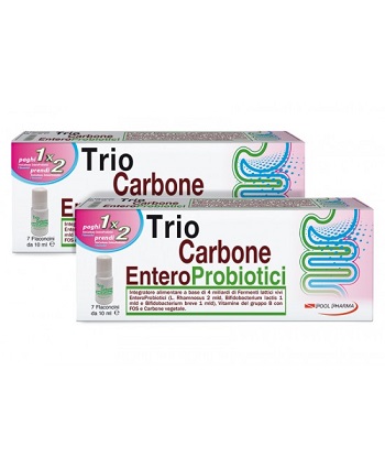 TRIOCARBONE ENTEROPROBIOTICI 7 FLACONCINI X 10 ML - Farmacia De Pasquale