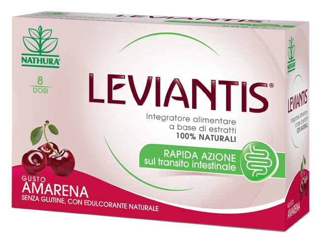 LEVIANTIS SENZA GLUTINE GUSTO AMARENA 8 DOSI / 16 BUSTE - Farmacia De Pasquale