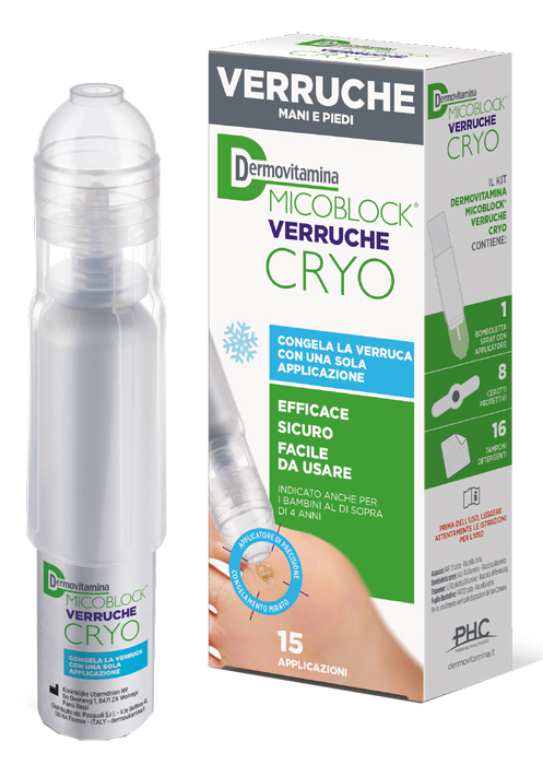 DERMOVITAMINA MICOBLOCK VERRUCHE CRYO SPRAY 38 ML - Farmacia De Pasquale