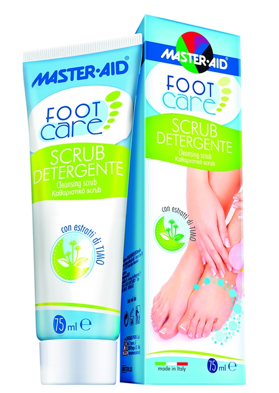 MASTER-AID FOOTCARE DETERGENTE SCRUB PER PIEDI 75 ML L4 - Farmacia De Pasquale