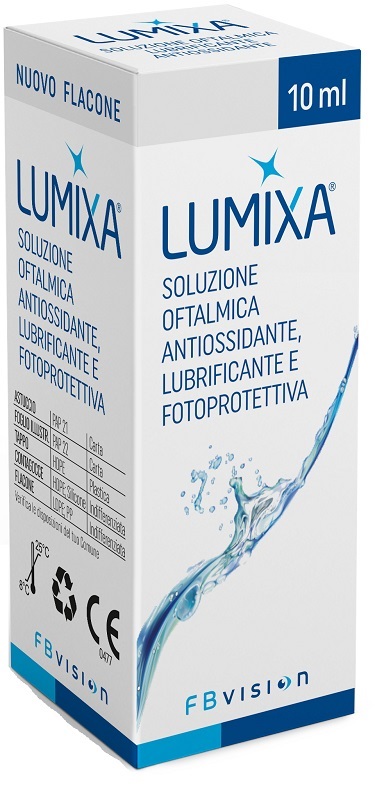 LUMIXA SOLUZIONE OFTALMICA LUBRIFICANTE ANTIOSSIDANTE 10 ML - Farmacia De Pasquale