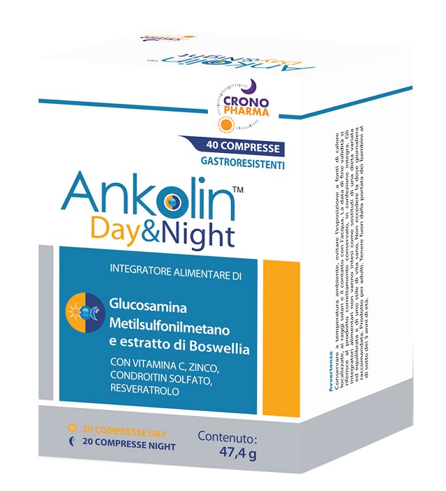 ANKOLIN DAY&NIGHT 20 COMPRESSE GASTRORESISTENTI DAY + 20 COMPRESSE GASTRORESISTENTI NIGHT - Farmacia De Pasquale
