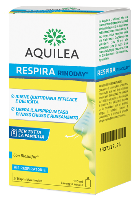 AQUILEA RESPIRA RINODAY 100 ML - Farmacia De Pasquale