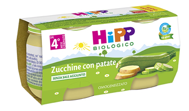 HIPP BIO HIPP BIO OMOGENEIZZATO ZUCCHINE CON PATATE 2X80 G - Farmacia De Pasquale