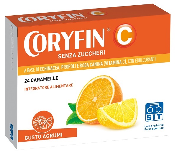 CORYFIN C SENZA ZUCCHERO AGRUMI 48 G - Farmacia De Pasquale