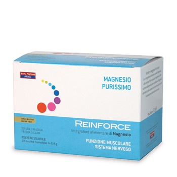 REINFORCE MAGNESIO PURISSIMO 30 BUSTE DI POLVERE SOLUBILE - Farmacia De Pasquale