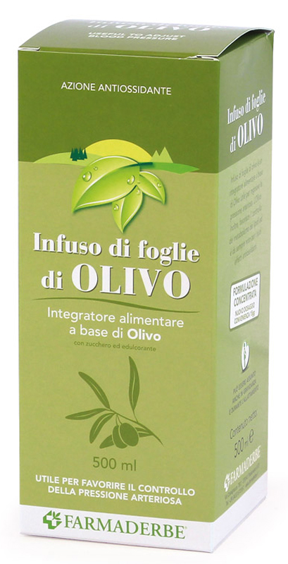 OLIVO INFUSO FOGLIE 500 ML - Farmacia De Pasquale