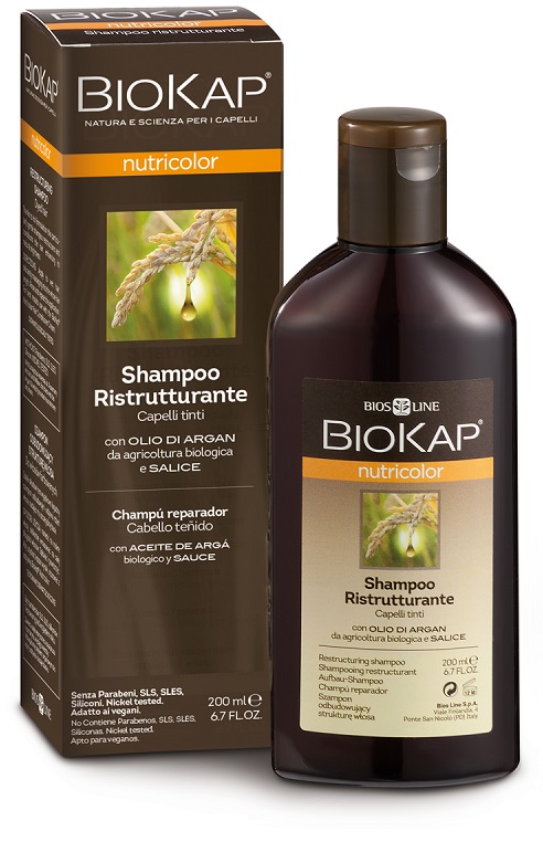 BIOKAP NUTRICOLOR SHAMPOO RISTRUTTURANTE 200 ML - Farmacia De Pasquale