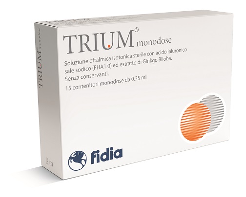 TRIUM MONODOSE GOCCE OCULARI 15 FLACONCINI - Farmacia De Pasquale