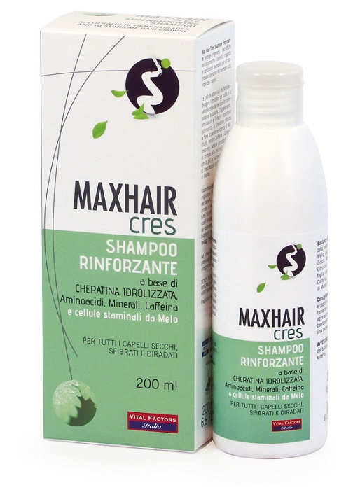MAXHAIR CRES SHAMPOO RINFORZANTE 200 ML - Farmacia De Pasquale