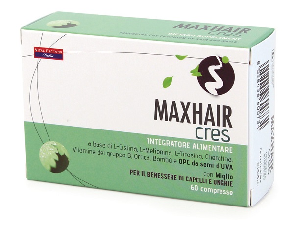 MAX HAIR CRES 60 COMPRESSE - Farmacia De Pasquale