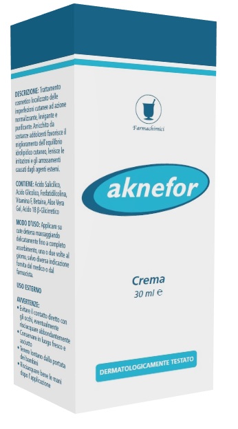 AKNEFOR CREMA 30 ML - Farmacia De Pasquale