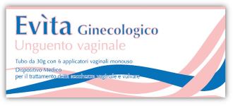 EVITA GINECOLOG UNGUENTO VAGINALE TUBO DA 30 G + 6 APPLICATORI VAGINALI MONOUSO - Farmacia De Pasquale