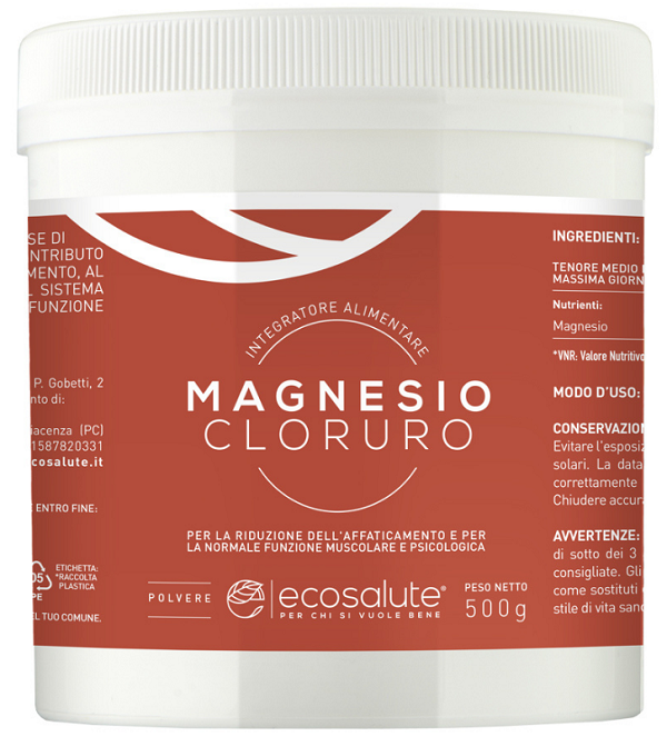 MAGNESIO CLORURO POLVERE 500 G - Farmacia De Pasquale