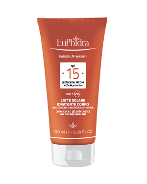 EUPHIDRA KALEIDO UV SYSTEM LATTE SOLARE CORPO 15 - Farmacia De Pasquale