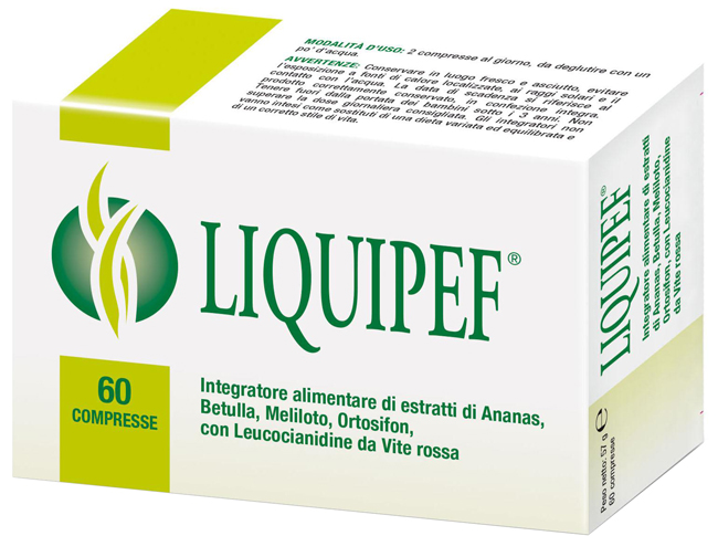 LIQUIPEF 60 COMPRESSE - Farmacia De Pasquale