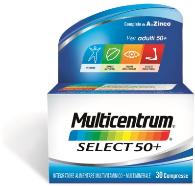 MULTICENTRUM SELECT 50+ 30 COMPRESSE - Farmacia De Pasquale