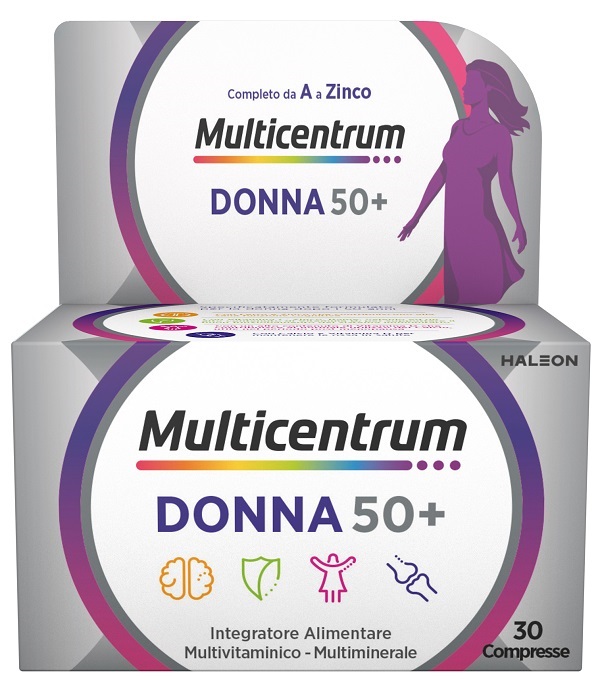MULTICENTRUM DONNA 50+ 30 COMPRESSE - Farmacia De Pasquale