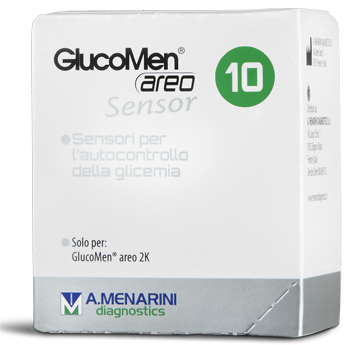 STRISCE GLUCOMEN AREO SENSOR PER ANALISI DEL GLUCOSIO 10 PEZZI - Farmacia De Pasquale