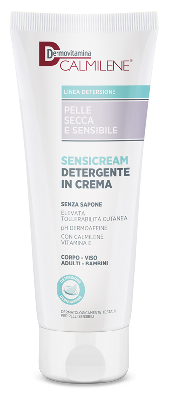DERMOVITAMINA CALMILENE SENSICREAM DETERGENTE IN CREMA SENZA SAPONE PER PELLE SECCA E SENSIBILE 250 ML - Farmacia De Pasquale