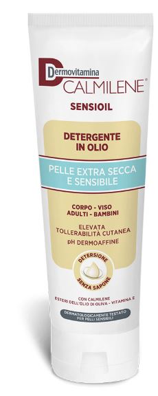 DERMOVITAMINA CALMILENE SENSIOIL DETERGENTE IN OLIO SENZA SAPONE PER PELLE EXTRA SECCA E SENSIBILE 250 ML - Farmacia De Pasquale